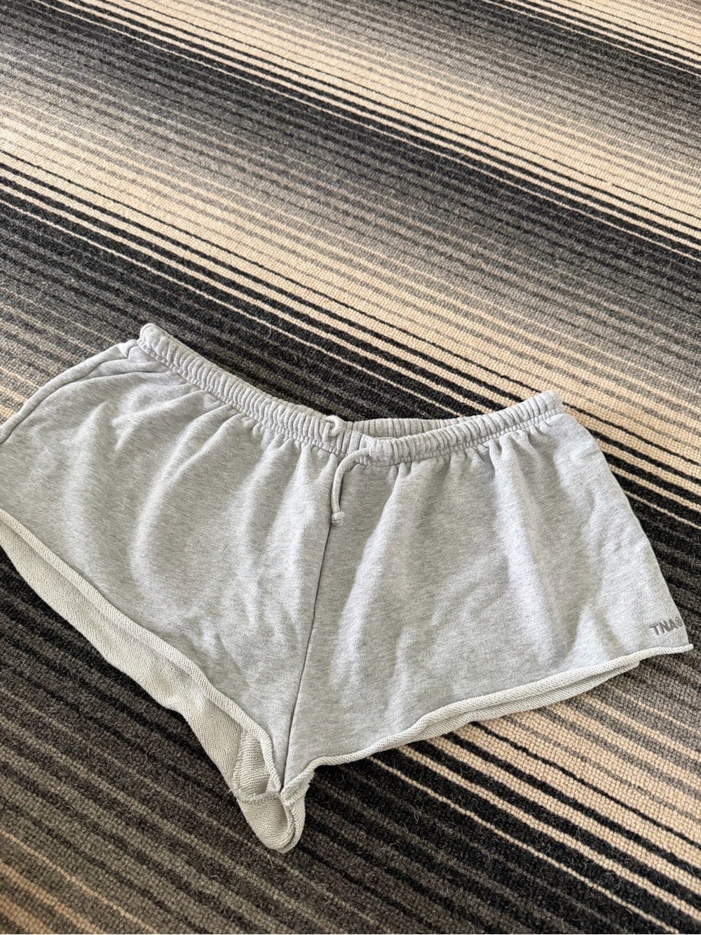 TNA Light Gray Athletic Lounge Shorts
